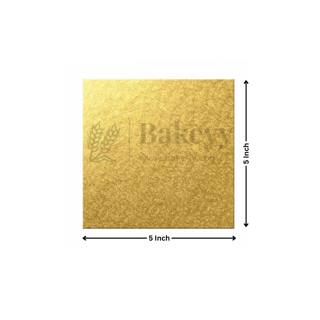 Square Gold Cake Base | Cake Board | Display Board for Cakes