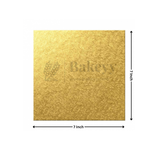 Square Gold Cake Base | Cake Board | Display Board for Cakes