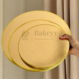 Round Gold Cake Base | Cake Board | Display Board for Cakes