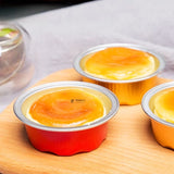 Aluminum Foil Baking Containers with Transparent Lid | Round Tins | Bake N Serve | Pack of 100