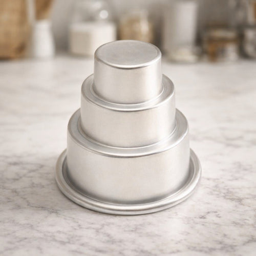 Aluminum Mini Tier Cake Mould | Ideal for Mini Layer & Tier Cakes | 1 Piece