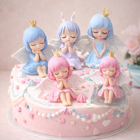 Angel Girl Cake Topper | Princess Fairy Doll Topper | Multiple Designs Available | Pack of 1