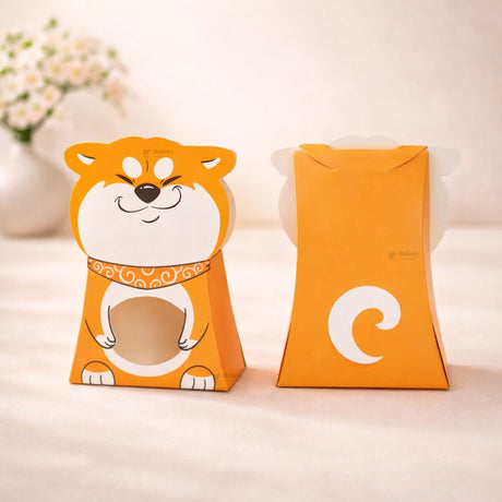 Animal Theme Goodie Boxes with Window | Multiple Animal Designs | Pack of 10