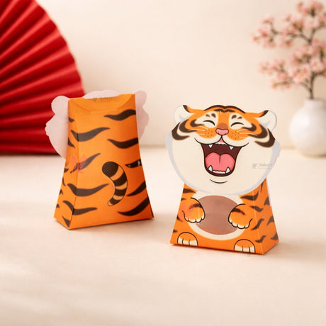 Animal Theme Goodie Boxes with Window | Multiple Animal Designs | Pack of 10