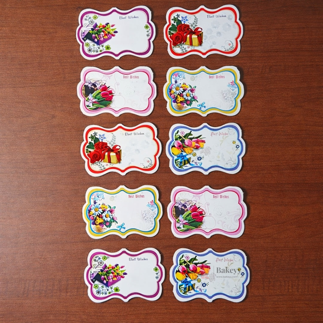 Assorted Wishing Cards Pack | 10 Designs | 100 Pieces Each Design | Multiple Design Options Available