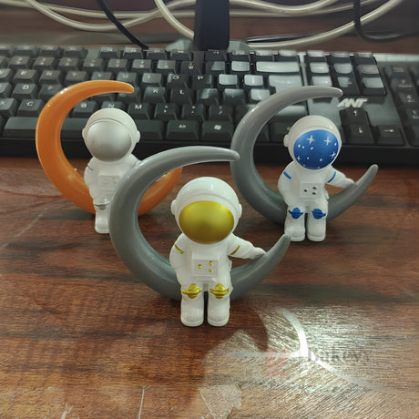 Astronaut Moon Theme Cake Topper Set | Space Theme Decoration | Pack of 1