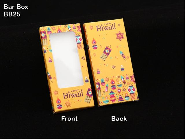 Diwali Design Bar Box | Pack Of 10 - Bakeyy.com - India - Diwali Design Bar Box | Pack Of 10 - Design 1