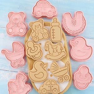 Baby_Theme_Cookie_Cutter_Embosser_Set_1 - Bakeyy.com