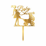 Babyshoweorgenderrevealcaketoppers_2 - Bakeyy.com