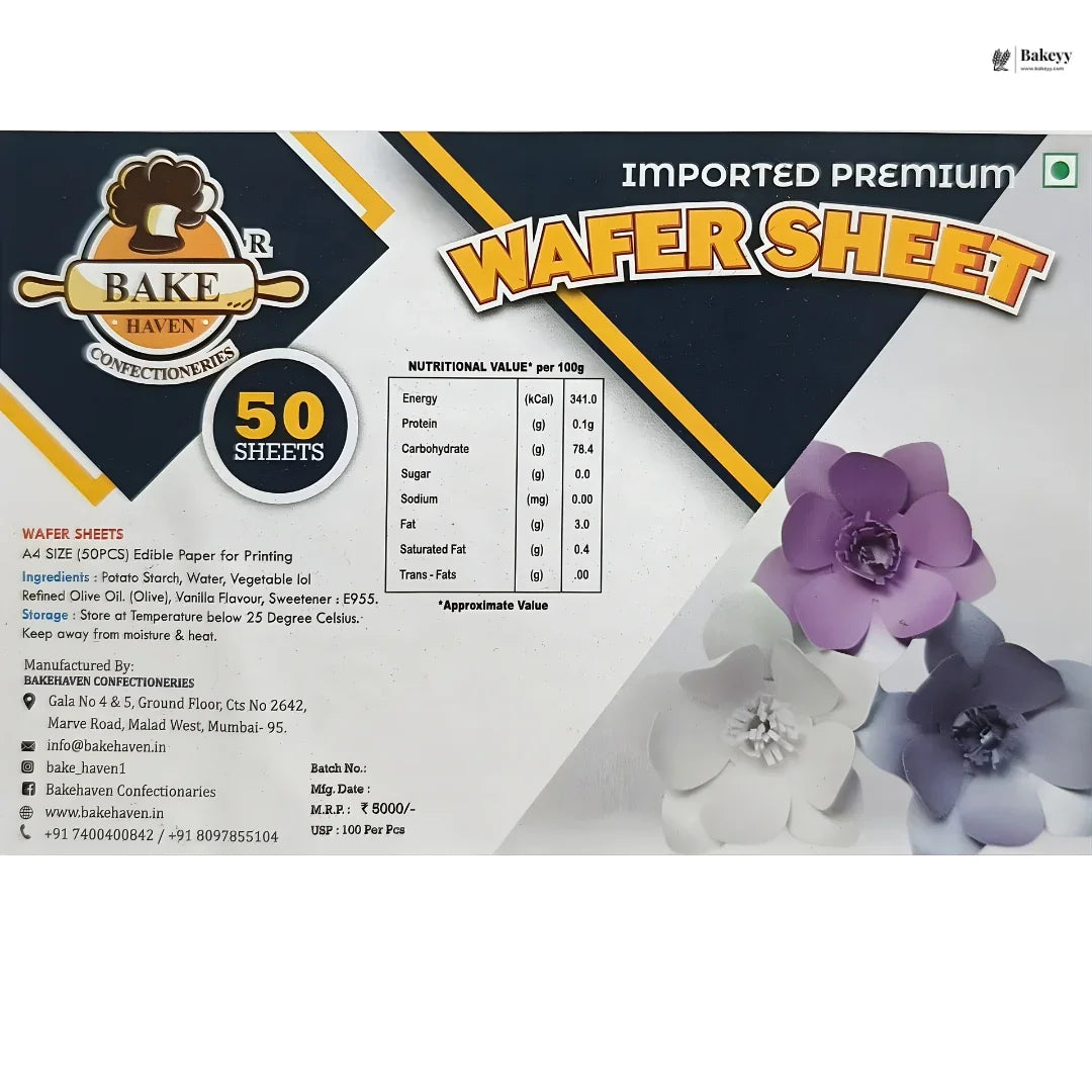 Bake_Haven_Imported_Premium_Wafer_Sheet - Bakeyy.com