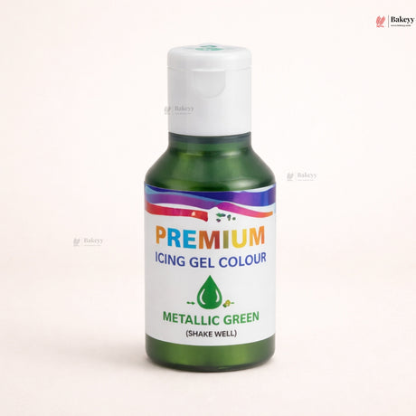 Bake Haven Metallic Food Gel Colour | Edible Metallic Finish | 20g | 1 Piece