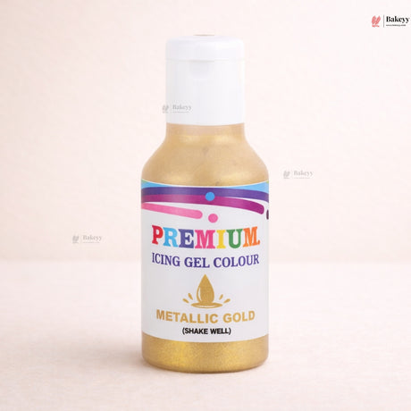 Bake Haven Metallic Food Gel Colour | Edible Metallic Finish | 20g | 1 Piece