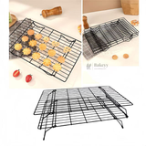 Bake and Cooling Tray | Stackable Two-Tier Wire Cooling Rack | Pack of 1