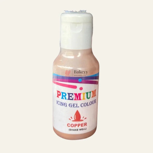 Bakeyy copper icing gel colour bottle for cake decorating, baking supplies India
