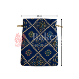 Bandhini Print Potli Bags | Perfect for Festive Gifting | Pack of 10