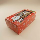 Christmas Bar Plum Cake Box | Festive Bar Plum Cake Packaging | Pack of 25