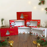 Christmas Bar Plum Cake Box | Festive Bar Plum Cake Packaging | Pack of 25