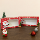 Christmas Bar Plum Cake Box | Festive Bar Plum Cake Packaging | Pack of 25