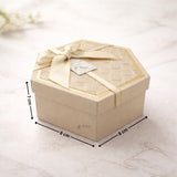Beige_Hexagon_Gift_Box_with_Ribbon5 - Bakeyy.com