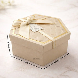 Beige_Hexagon_Gift_Box_with_Ribbon6 - Bakeyy.com