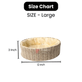 Beige_Round_Gift_Basket_-_Natural_Textured_Hamper_with_Satin_Lining_-_large_-_image_-_bakeyy.com - Bakeyy.com