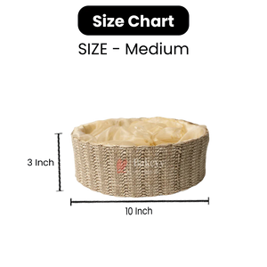 Beige_Round_Gift_Basket_-_Natural_Textured_Hamper_with_Satin_Lining_-_medium_-_image_-_bakeyy.com - Bakeyy.com