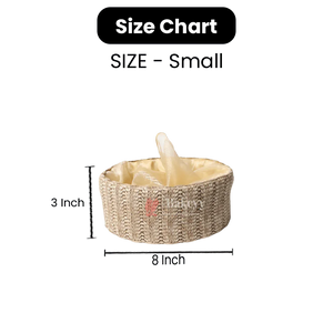 Beige_Round_Gift_Basket_-_Natural_Textured_Hamper_with_Satin_Lining_-_small_-_image_-_bakeyy.com - Bakeyy.com