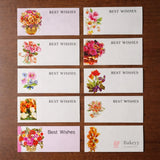 Best Wishes Greeting Cards for Gifts | Hampers & Bouquets Cards | Pack of 100