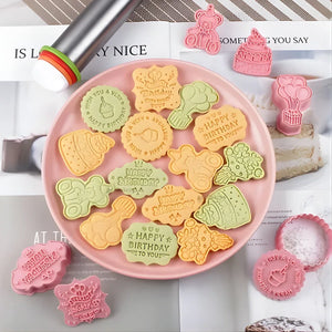 BirthdayThemeCookieCutter_EmbosserSet_3 - Bakeyy.com