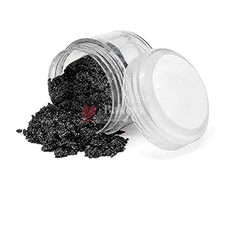 Bake Haven Glitter dust, Nontoxic Matte Finish Color - Black, 4 gm - Bakeyy.com
