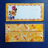 BloomScript Floral Cash Envelopes | Elegant Flower-Printed Shagun & Gift Envelopes | Multiple Designs Available | Pack of 25