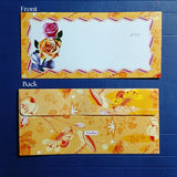 BloomScript Floral Cash Envelopes | Elegant Flower-Printed Shagun & Gift Envelopes | Multiple Designs Available | Pack of 25