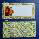 BloomScript Floral Cash Envelopes | Elegant Flower-Printed Shagun & Gift Envelopes | Multiple Designs Available | Pack of 25