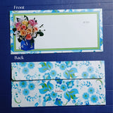 BloomScript Floral Cash Envelopes | Elegant Flower-Printed Shagun & Gift Envelopes | Multiple Designs Available | Pack of 25