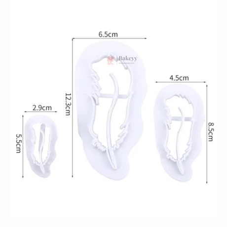 Boho Curved Feather Embossing Mold Set