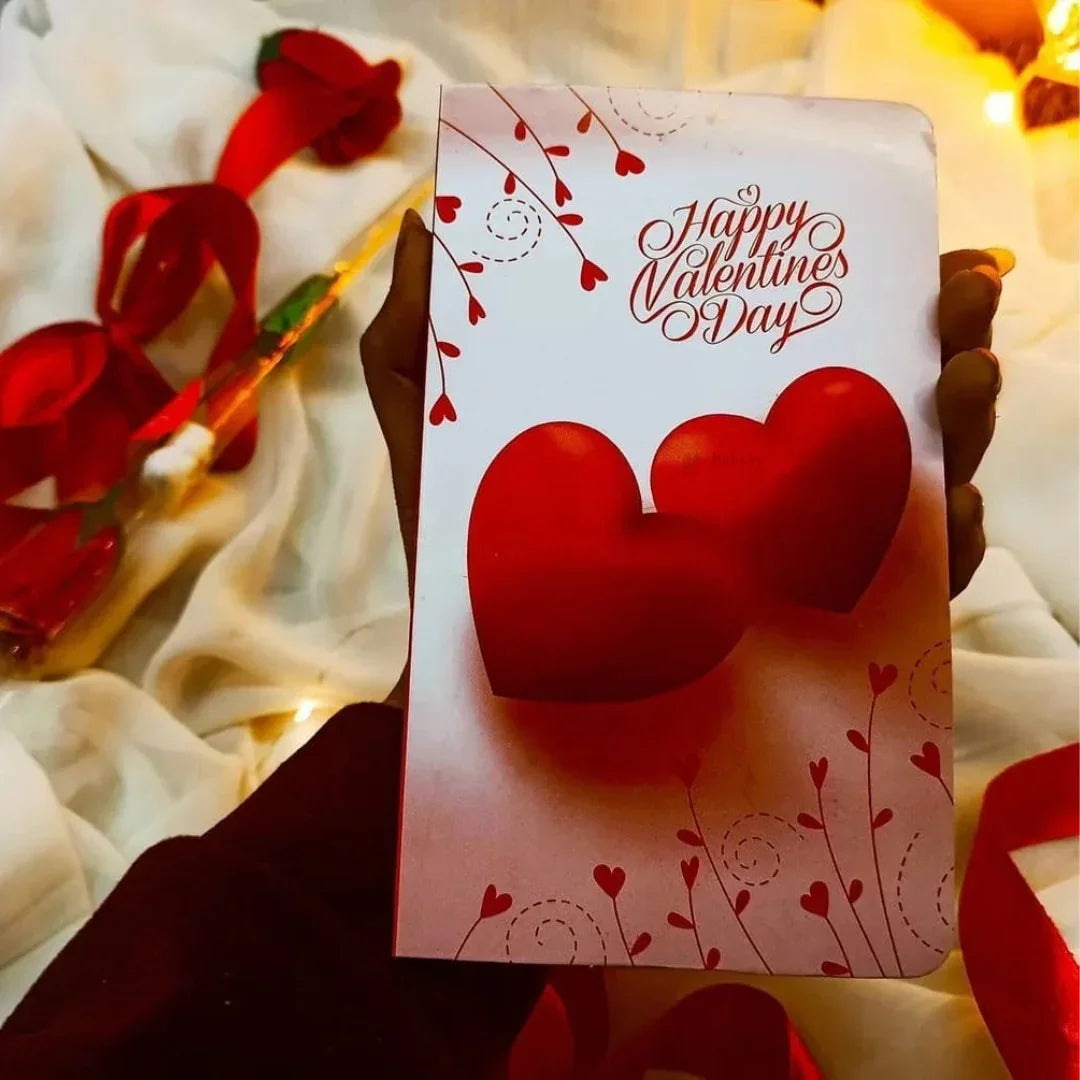 Valentine Theme Gift Box with Inner Tray | Book-Style Chocolate & Dessert Packaging Box | Decorative Foldable Gift Box | Pack of 10 - Bakeyy.com - India - Valentine Theme Gift Box with Inner Tray | Book-Style Chocolate & Dessert Packaging Box | Decorative Foldable Gift Box | Pack of 10 - Default Title 300.00