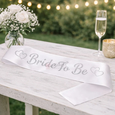 Bride To Be Satin Party Sash Bridal Shower & Bachelorette Celebration Sash | Pack of 1