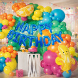 Bright tropical fruit theme for eye-catching decor
High-quality latex and foil balloons
Perfect for balloon arches, backdrops, and table setups
Ideal for kids’ birthdays, summer parties, and theme celebrations