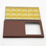 18 Cavity Hard Chocolate Box | Brown Colour