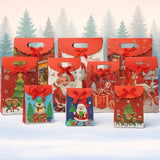 Christmas Paper D-Cut Bags | Pack of 10