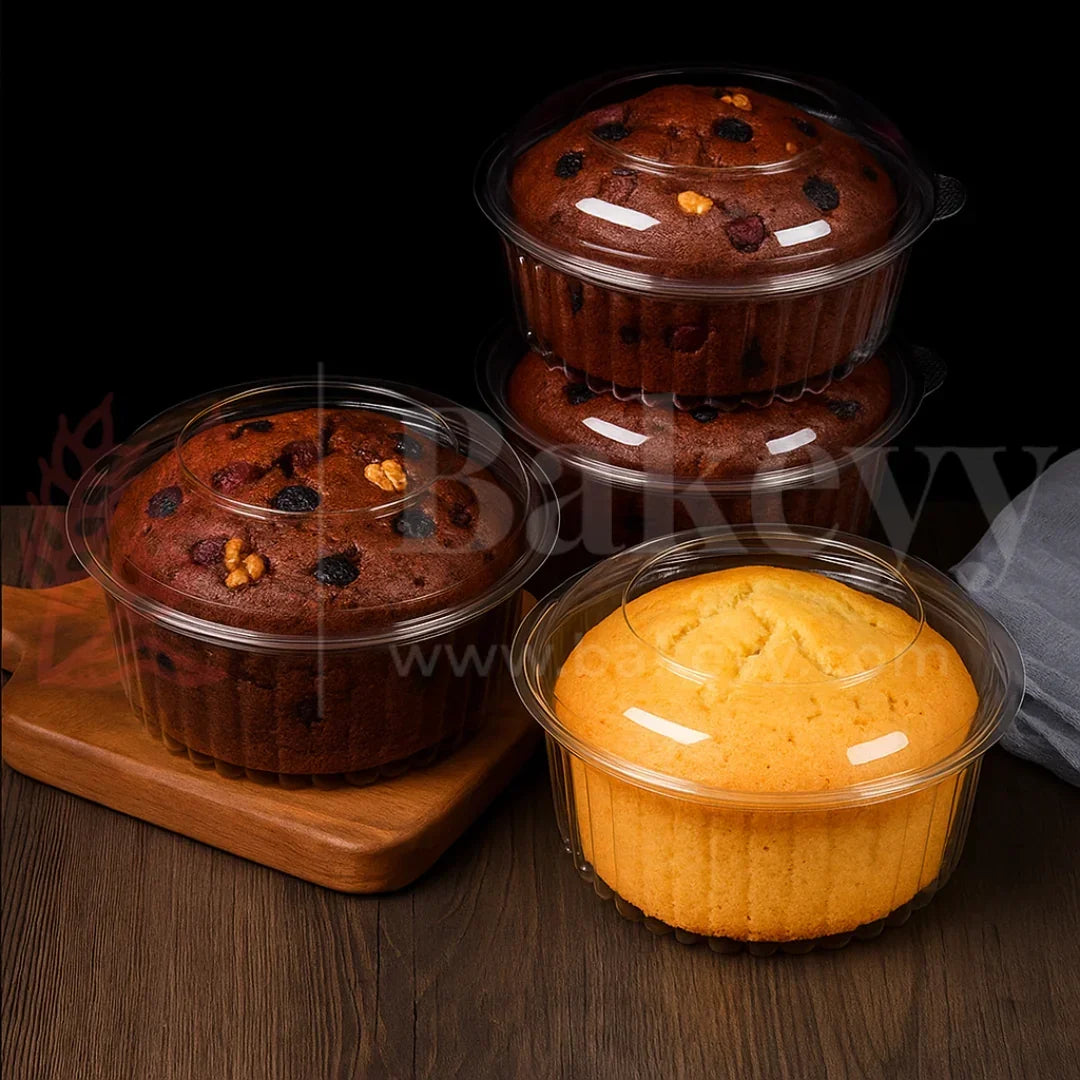 Plum Cake Boxes | Suitable for Cakes, Cookies, Takeaway Items - Bakeyy.com - India - Plum Cake Boxes | Suitable for Cakes, Cookies, Takeaway Items - 20 Oz / 590 Ml- Pack of 25