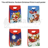 Christmas Paper D-Cut Bags | Pack of 10