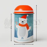 Christmas Tall Candy Tin Box | Pack of 12