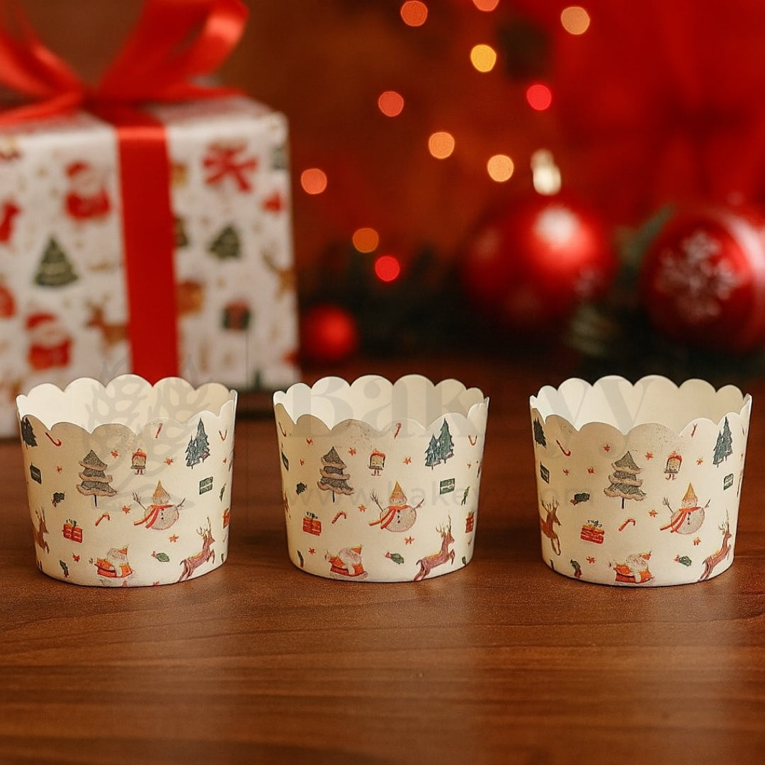 Christmas Muffin Cups-5cm | Pack of 50