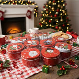 Christmas Themed Decorative Tin Box | Gift Box | Chocolate Box | Pack of 12