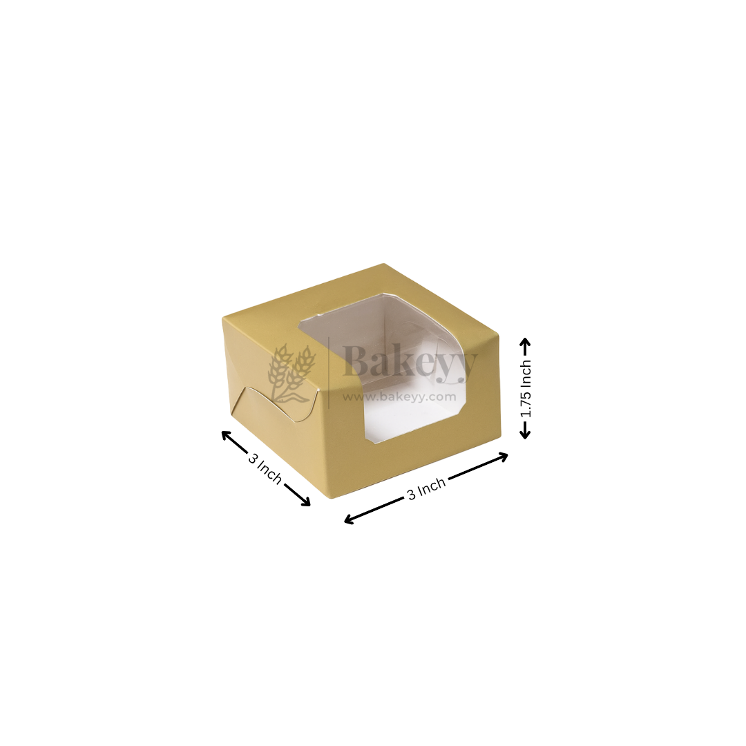 Coloured Brownie Boxes | Perfect for Brownies, Cookies | Pack of 10