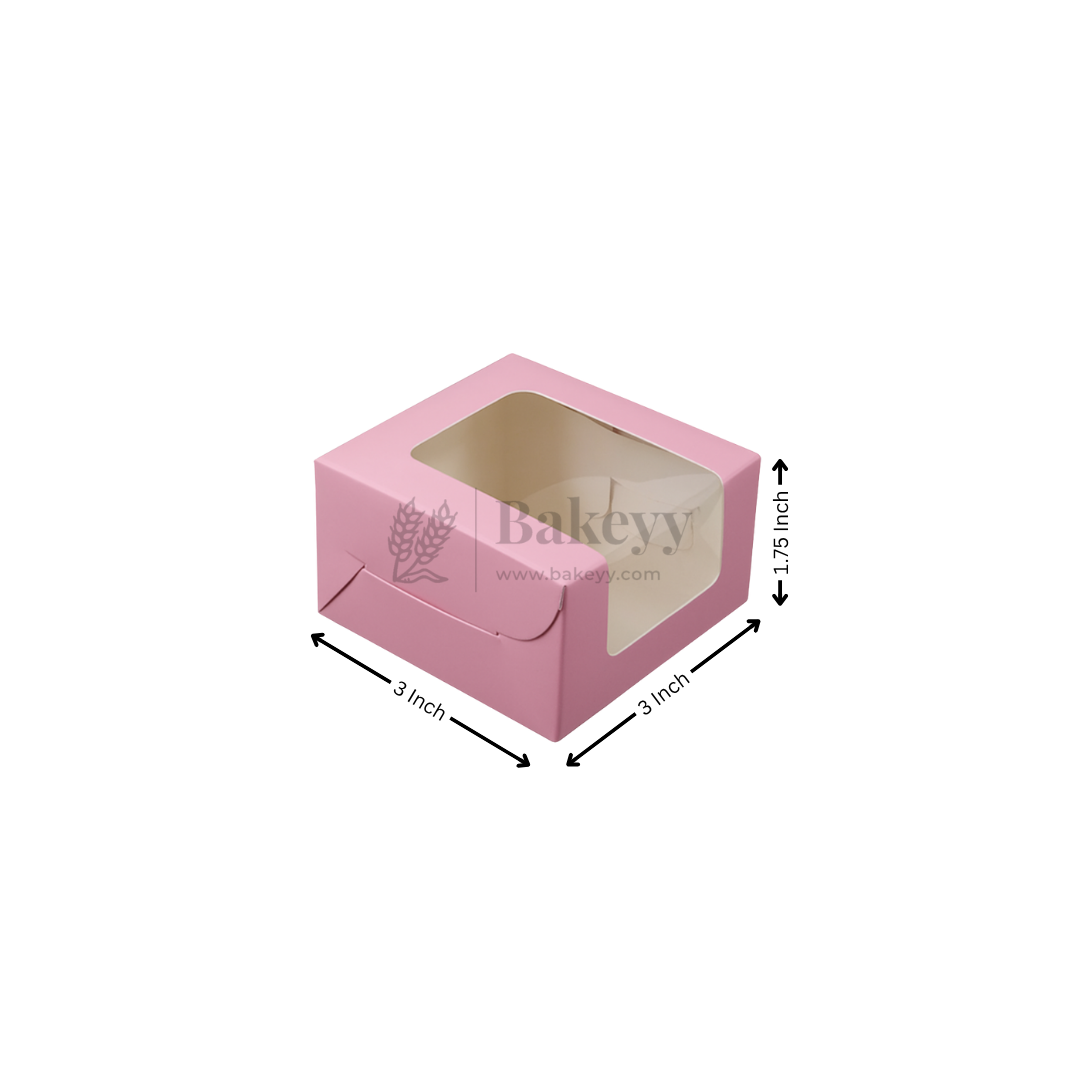 Coloured Brownie Boxes | Perfect for Brownies, Cookies | Pack of 10