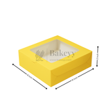 Coloured Brownie Boxes | Perfect for Brownies, Cookies | Pack of 10