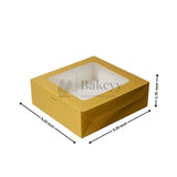 Coloured Brownie Boxes | Perfect for Brownies, Cookies | Pack of 10