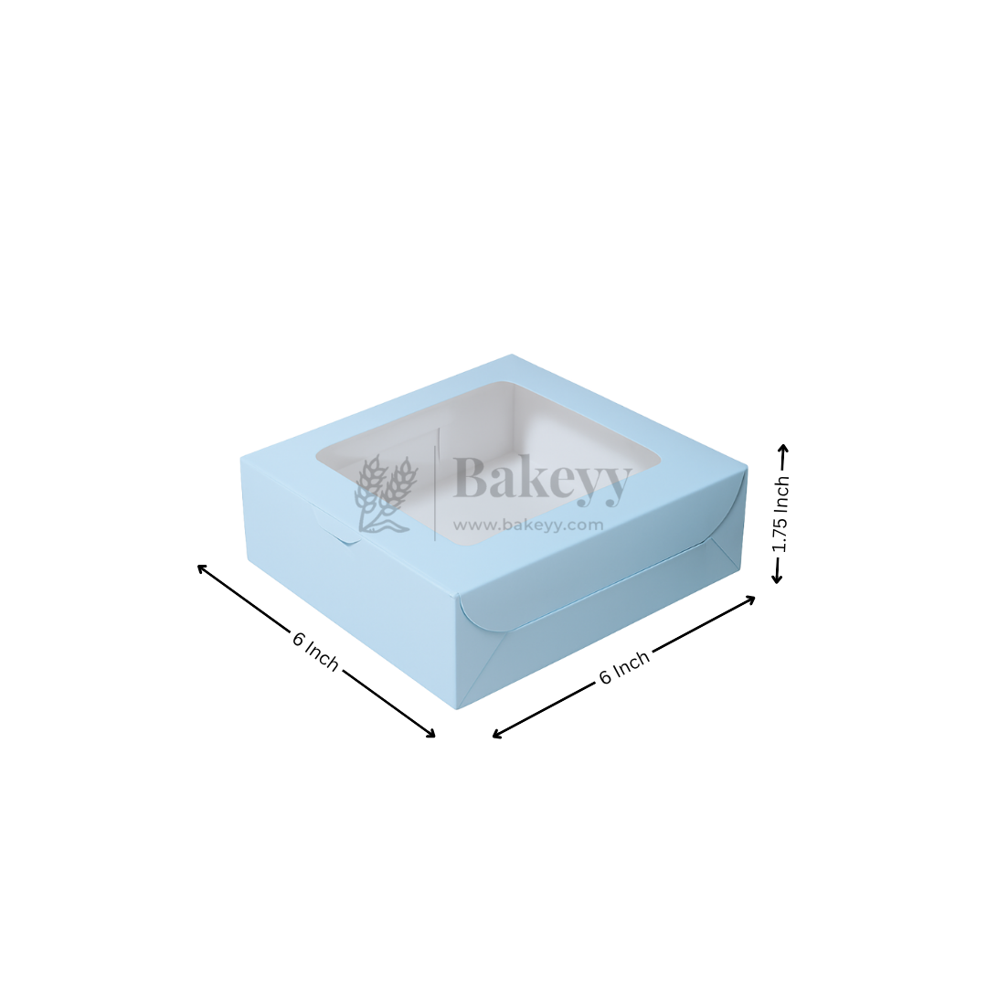 Coloured Brownie Boxes | Perfect for Brownies, Cookies | Pack of 10